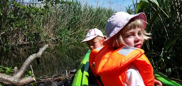 Kayaks with children – Paklica
