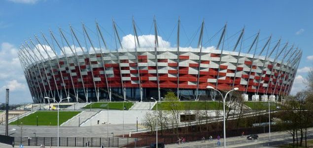 Exploring National Stadium in Warsaw